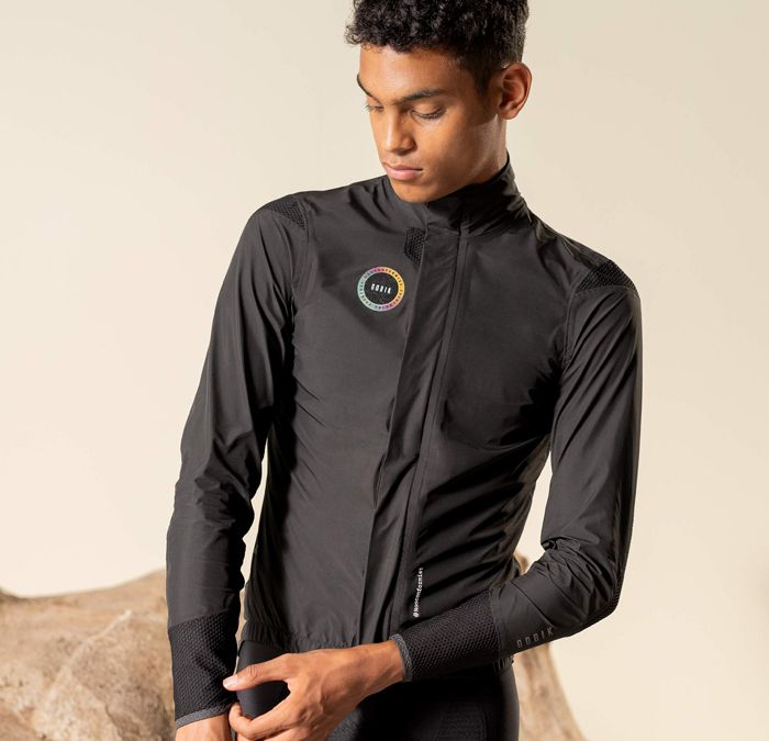 Chaqueta lluvia hombre manga larga exo royal black gobik 3