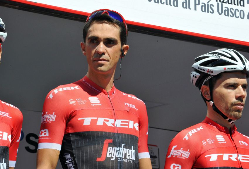 Vuelta al País Vasco / Contador: “El pinchazo lo he subsanado sin problema”