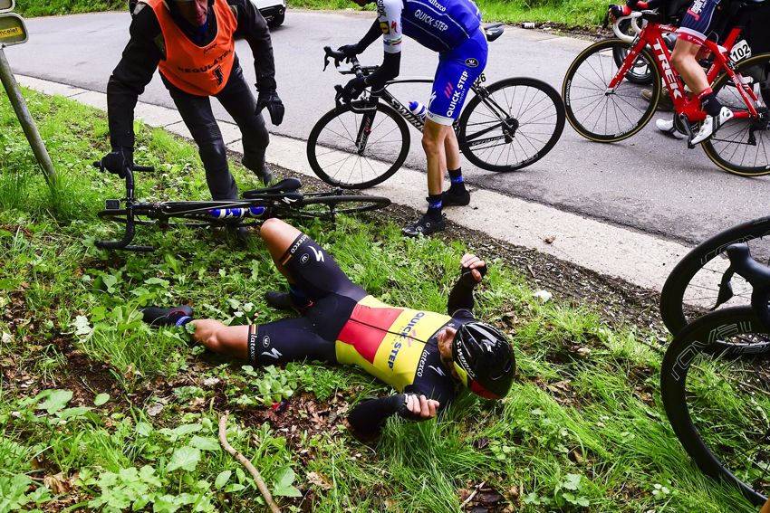 Gilbert se perderá la Flecha Valona, Lieja y el Giro de Italia