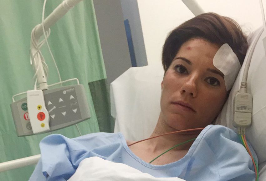 Ane Santesteban, fuera de peligro tras sufrir un fuerte accidente