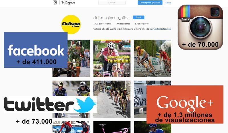 Ya sois más de medio millón de seguidores en Redes Sociales