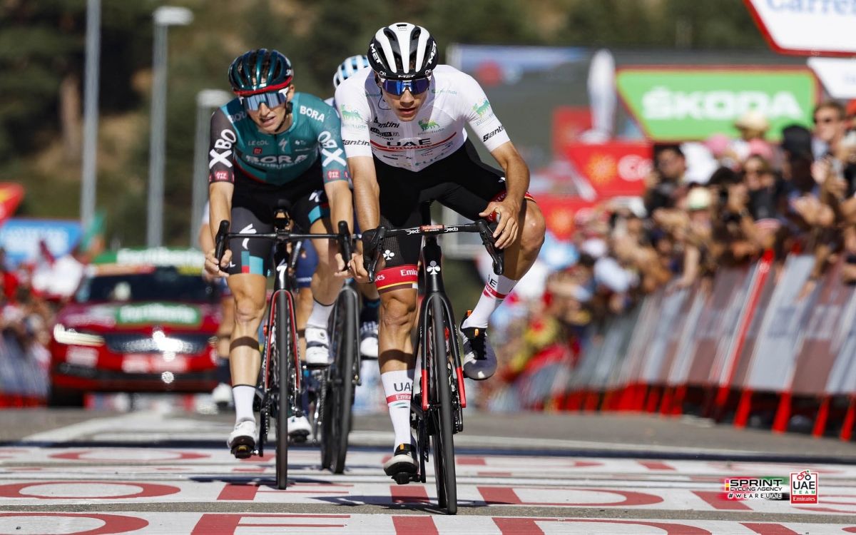 El podio de la Vuelta fue cumplir el sueño que tenía de pequeño.