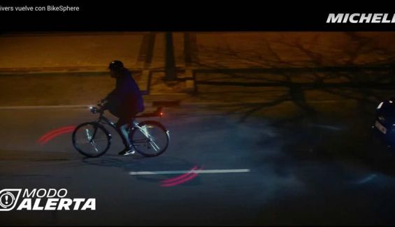 BikeSphere: las luces especiales para bicis marcan la distancia de seguridad