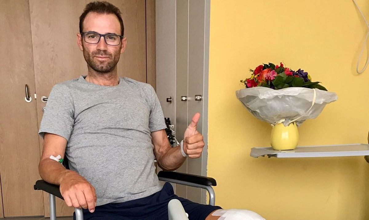 Valverde: “Cuando me vi la rótula pensé que se había acabado mi carrera deportiva”