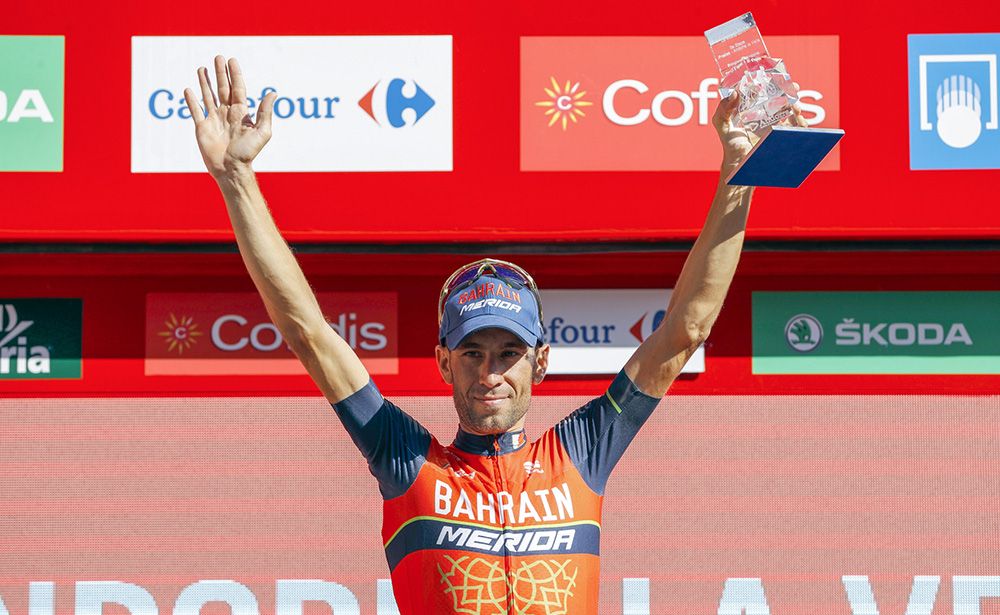 Vincenzo Nibali: “He sufrido en la subida pero me he recuperado”