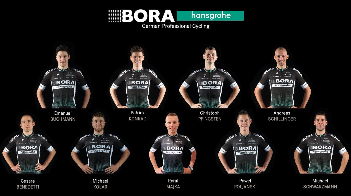 Breves: Bora anuncia su nueve para la Vuelta; Rowe se lesiona de gravedad…