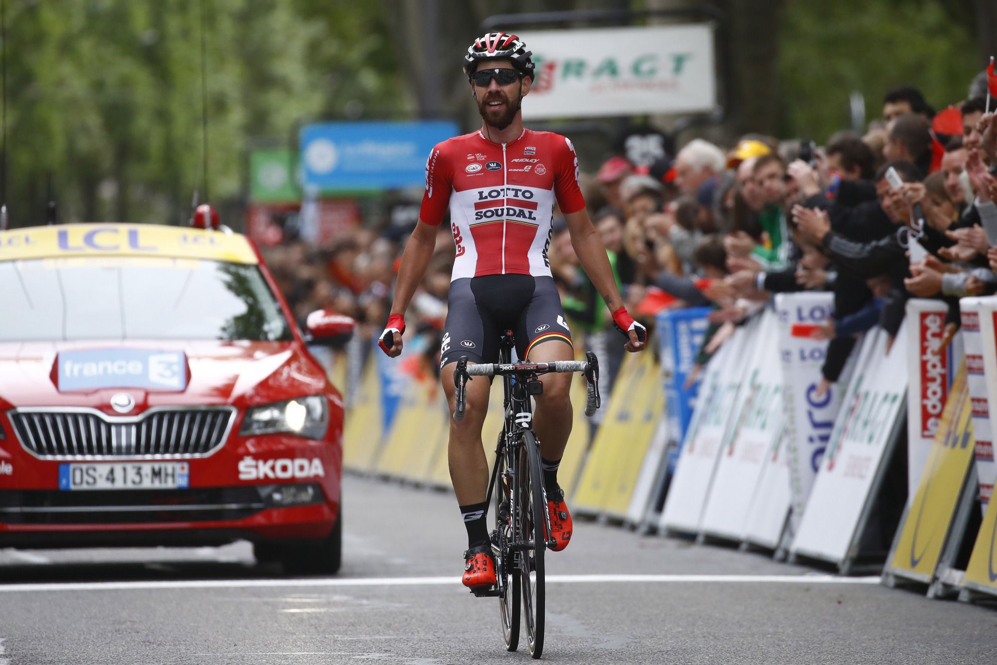 De Gendt primer líder del Dauphine 2017
