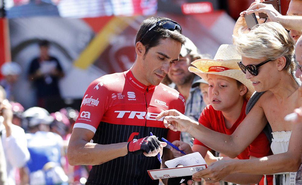 Contador: “Cruzo los dedos para estar como antes de la Vuelta”