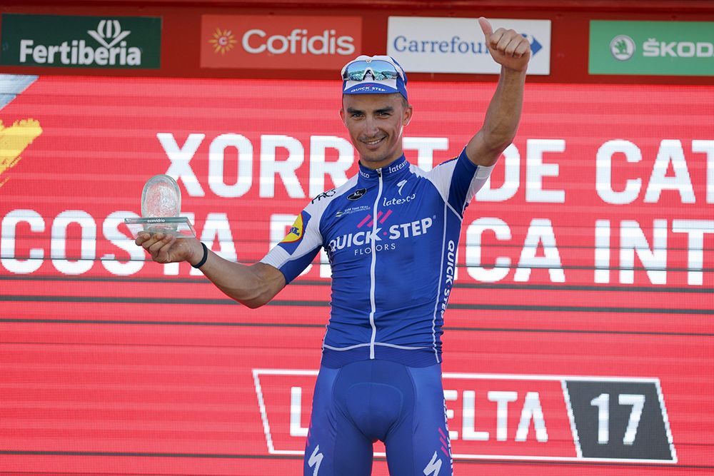 Alaphillipe: “No pensaba ganar hoy”