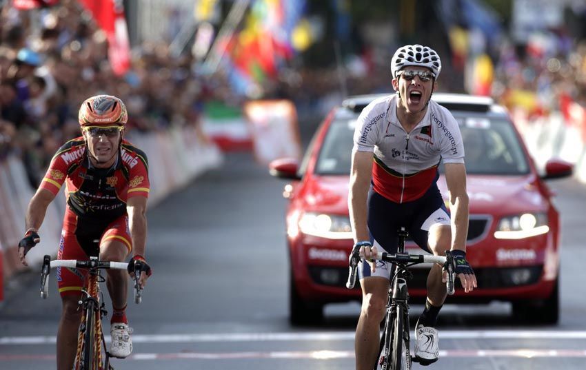 Rui Costa, el ganador de aquel Campeonato del Mundo. Rui Costa, el ganador de aquel Campeonato del Mundo.