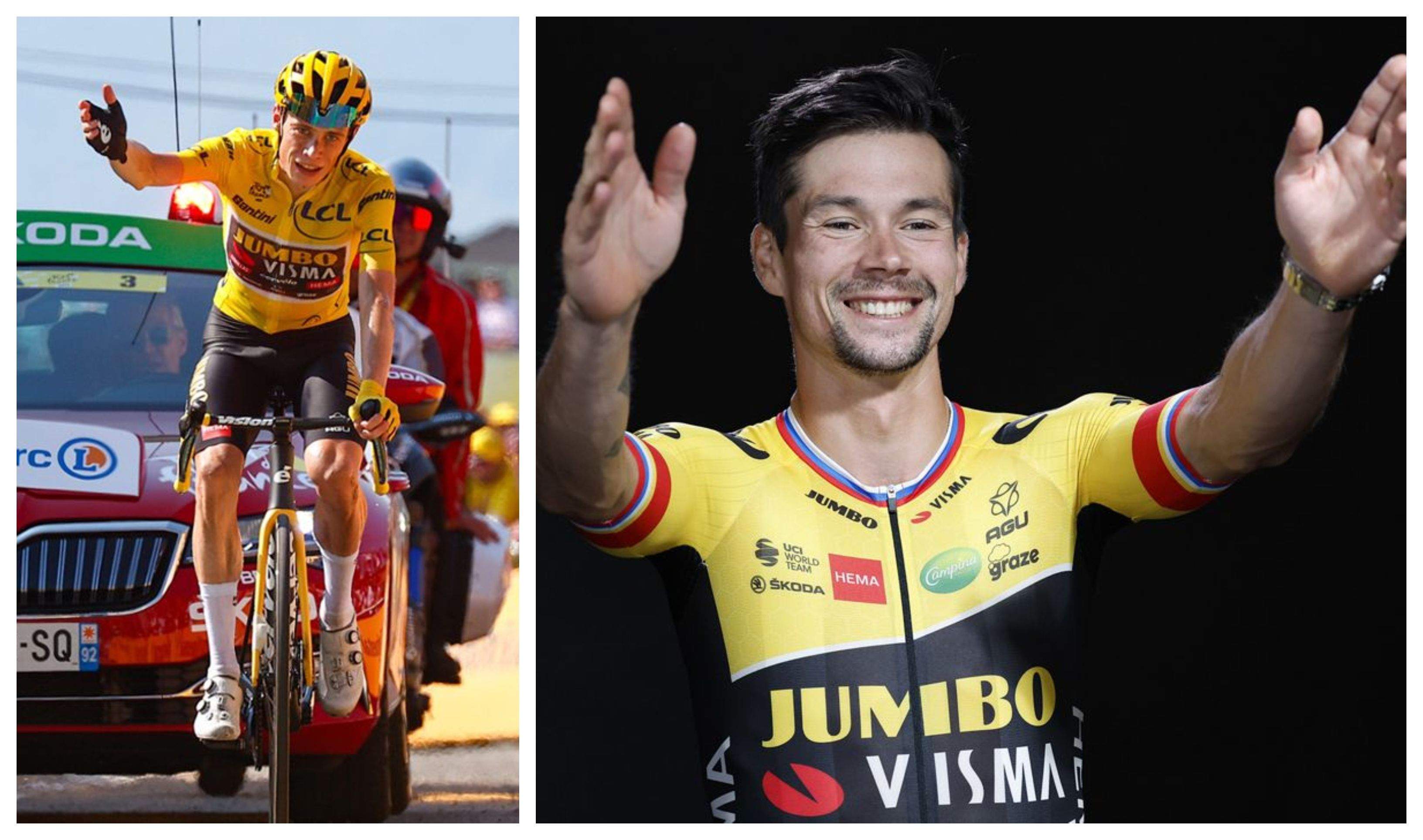 Vingegaard al Tour y Roglic al Giro