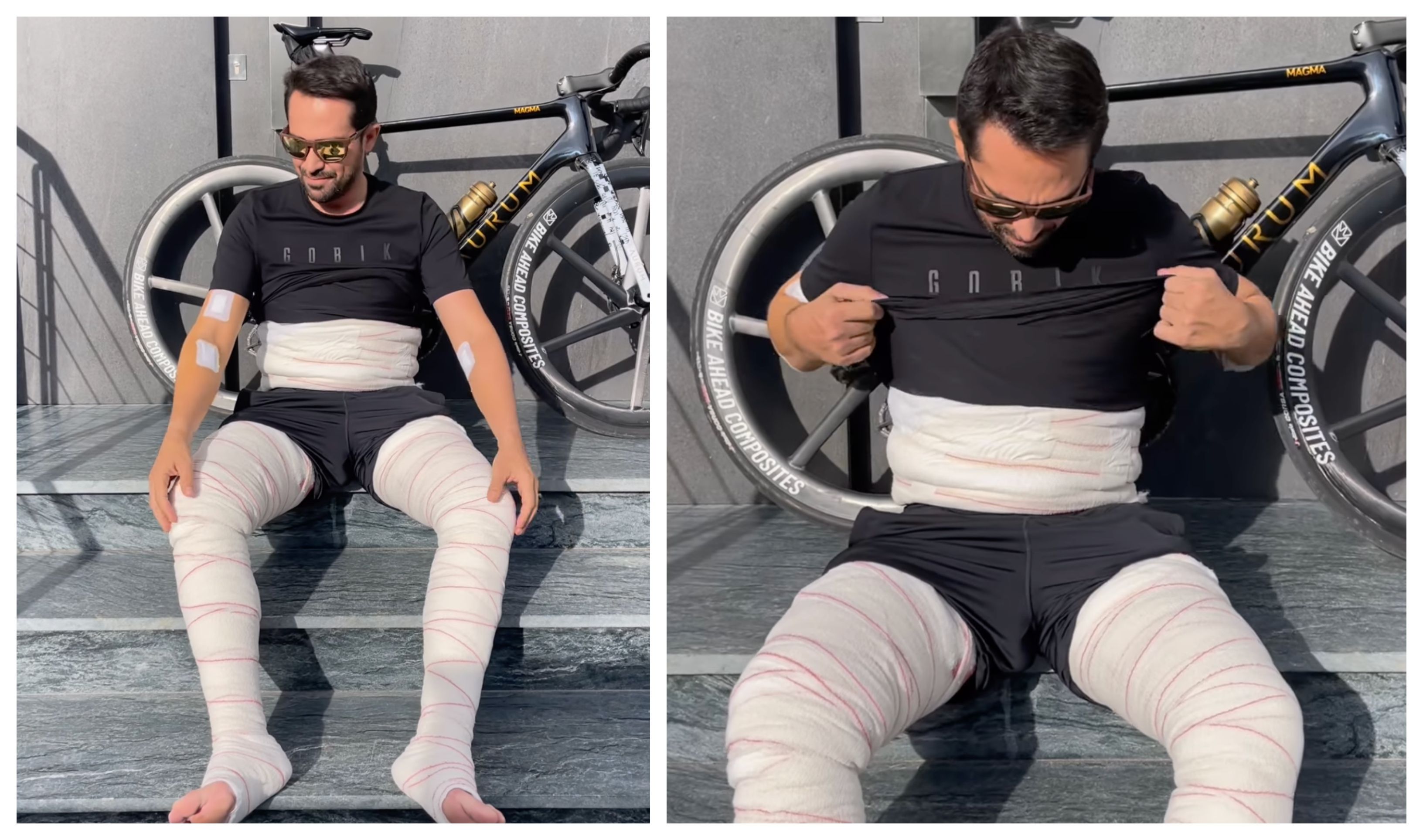 [VÍDEO] La impactante imagen de Alberto Contador.