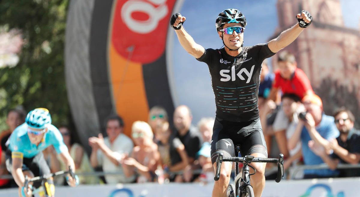 Vuelta a Burgos 2017, 1ª etapa, Landa no perdona