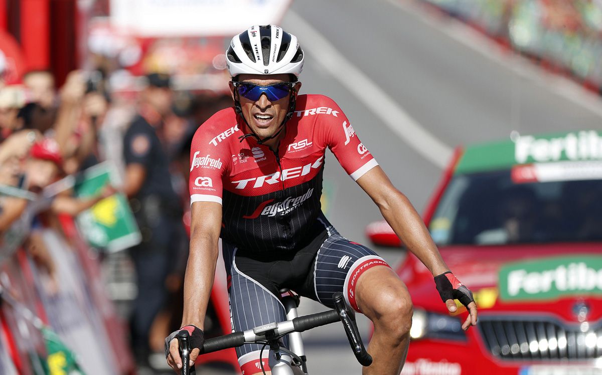 Contador emociona a la Vuelta