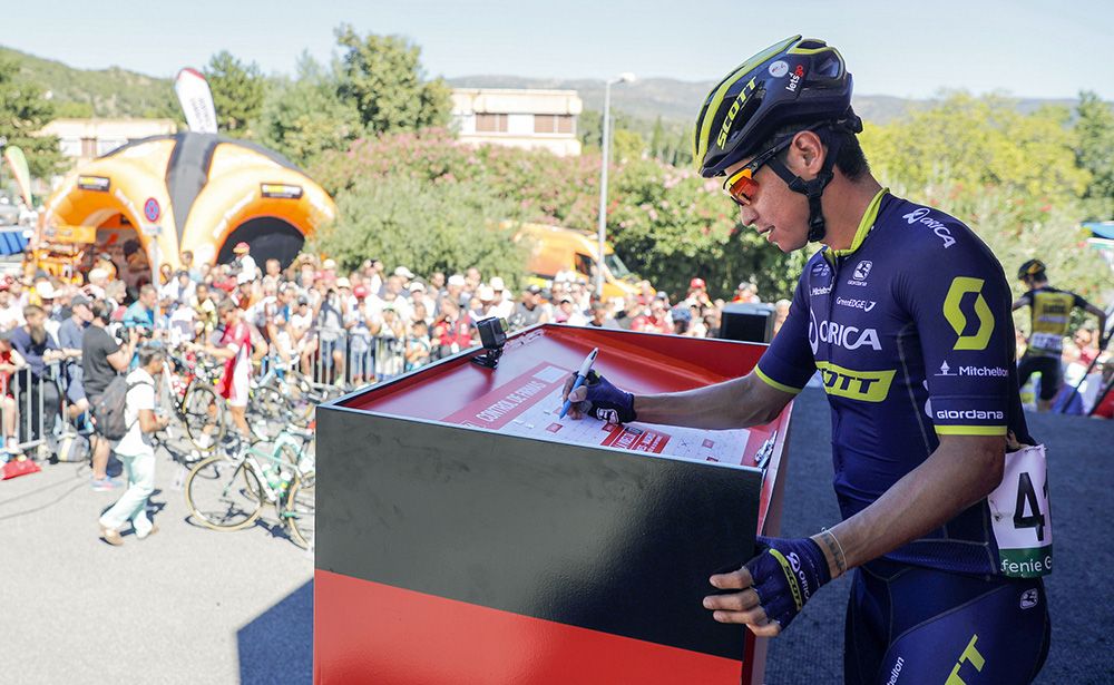 Vídeo directo: control de firmas de la 6ª etapa de la Vuelta