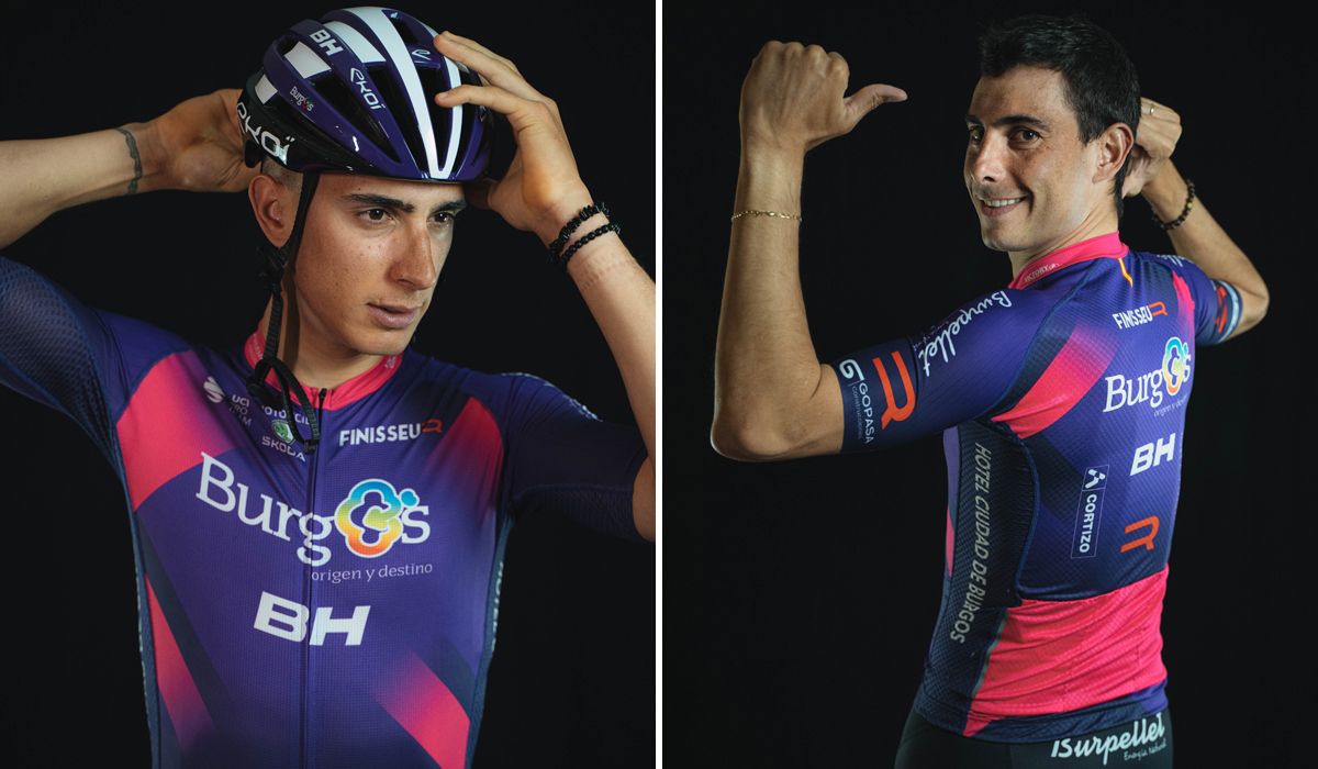 Manuel Peñalver y Jesús Ezquerra estrenan el nuevo maillot Finisseur