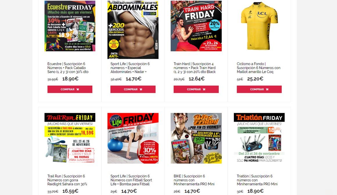 ¿Quieres ofertas especiales a las mejores revistas de deporte?