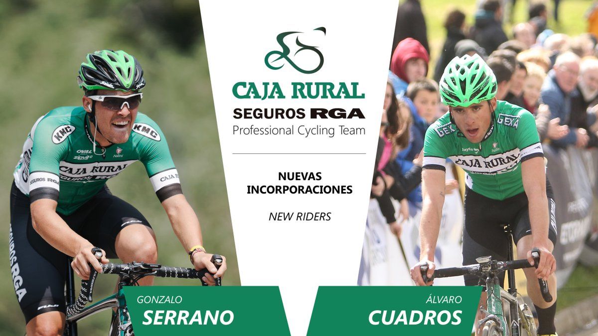 Serrano y Cuadros pasan al equipo pro del Caja Rural-Seguros RGA
