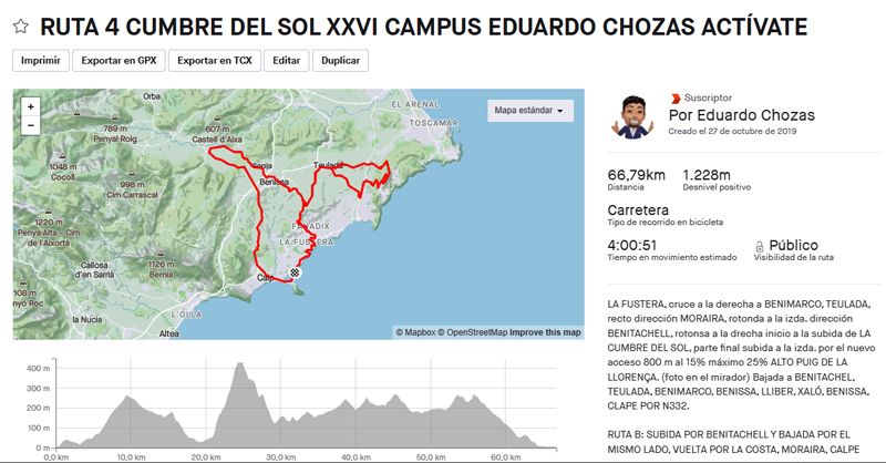 RUTA 4 Cumbre RUTA 4 Cumbre