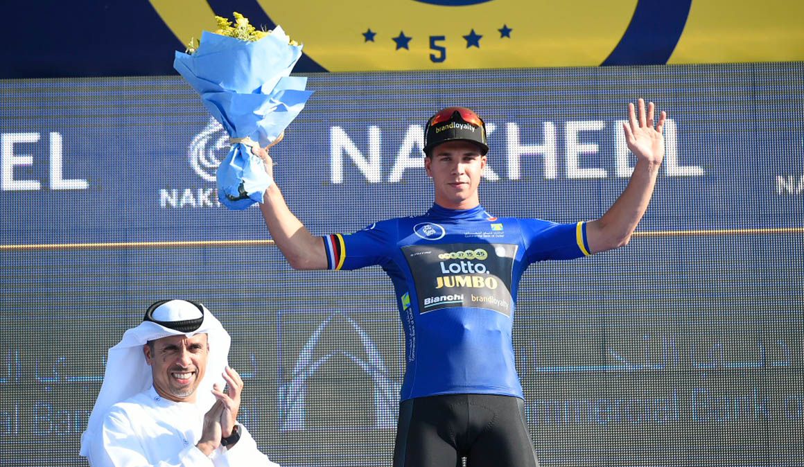 Dubai Tour, 1ª etapa, Groenewegen en la foto finish