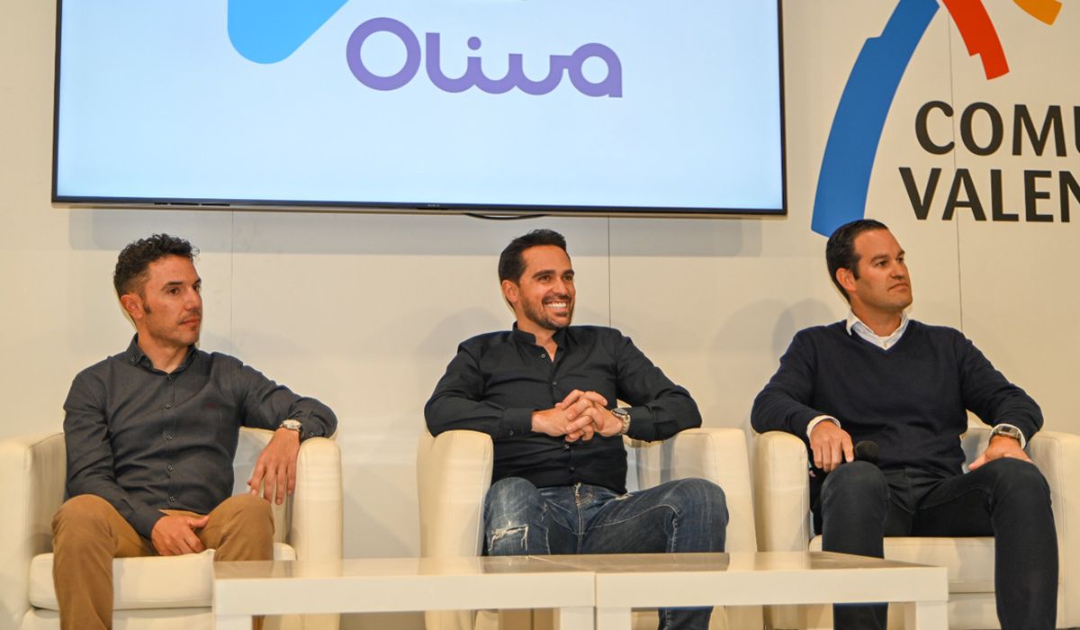 Un momento de la presentación de la TotalEnergies Gran Fondo Alberto Contador 2023
