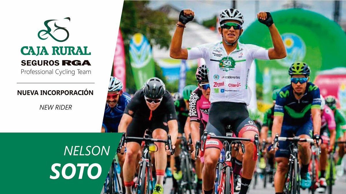 Nelson Soto, velocidad colombiana para Caja Rural-Seguros RGA