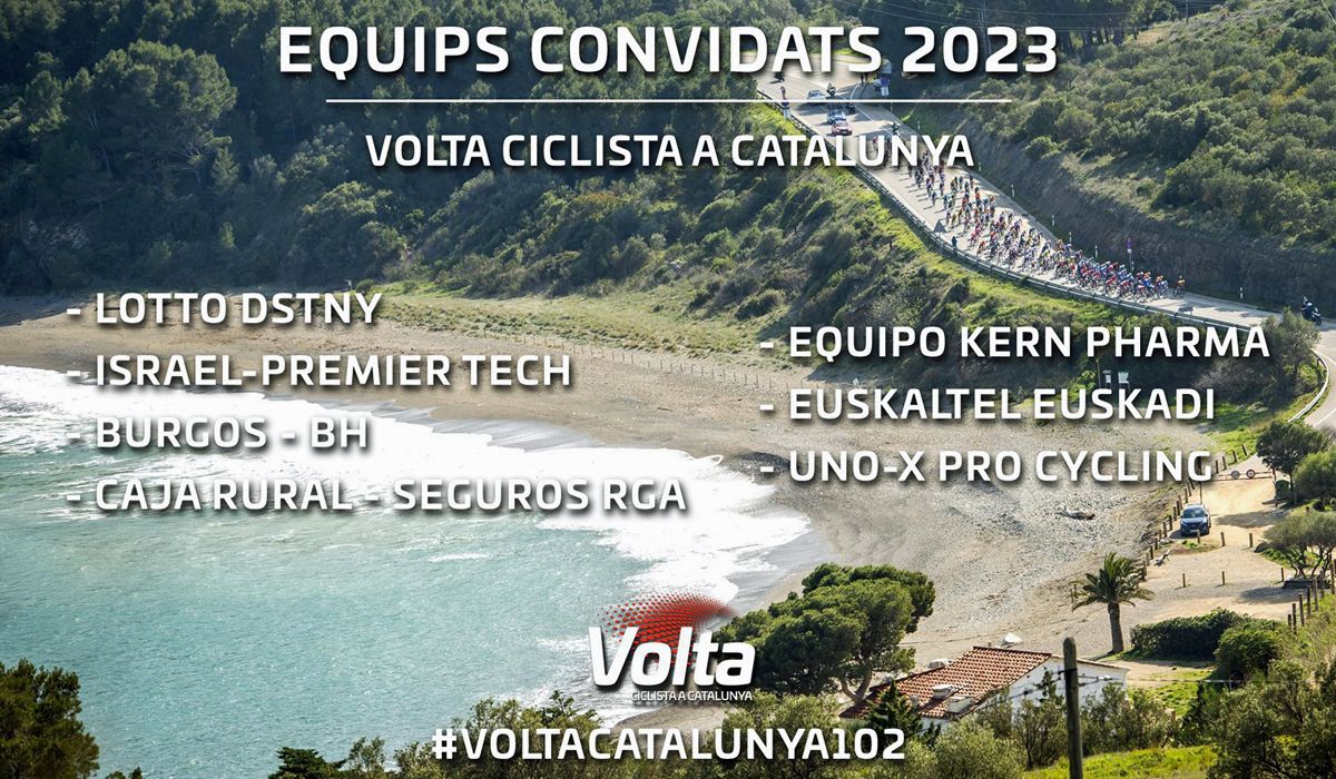 Estos son los siete equipos invitados para correr la Volta a Catalunya 2023