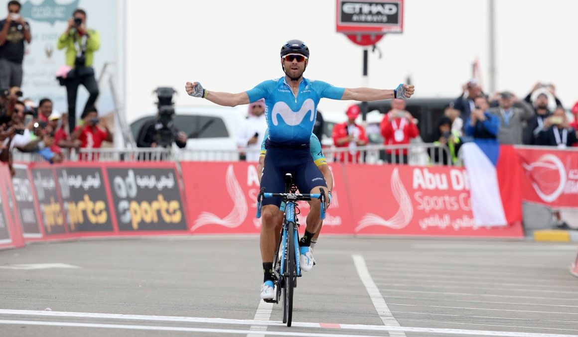 Nueva exhibición de Valverde en el Tour de Abu Dabi