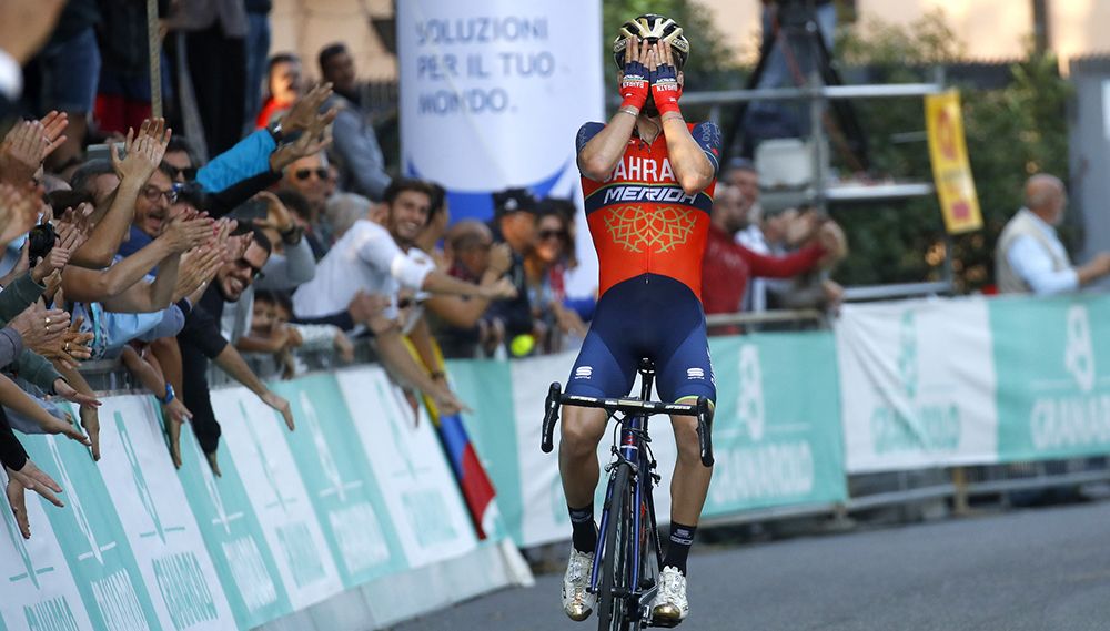 Visconti gana el Giro de la Emilia; dura caída de Esteban Chaves