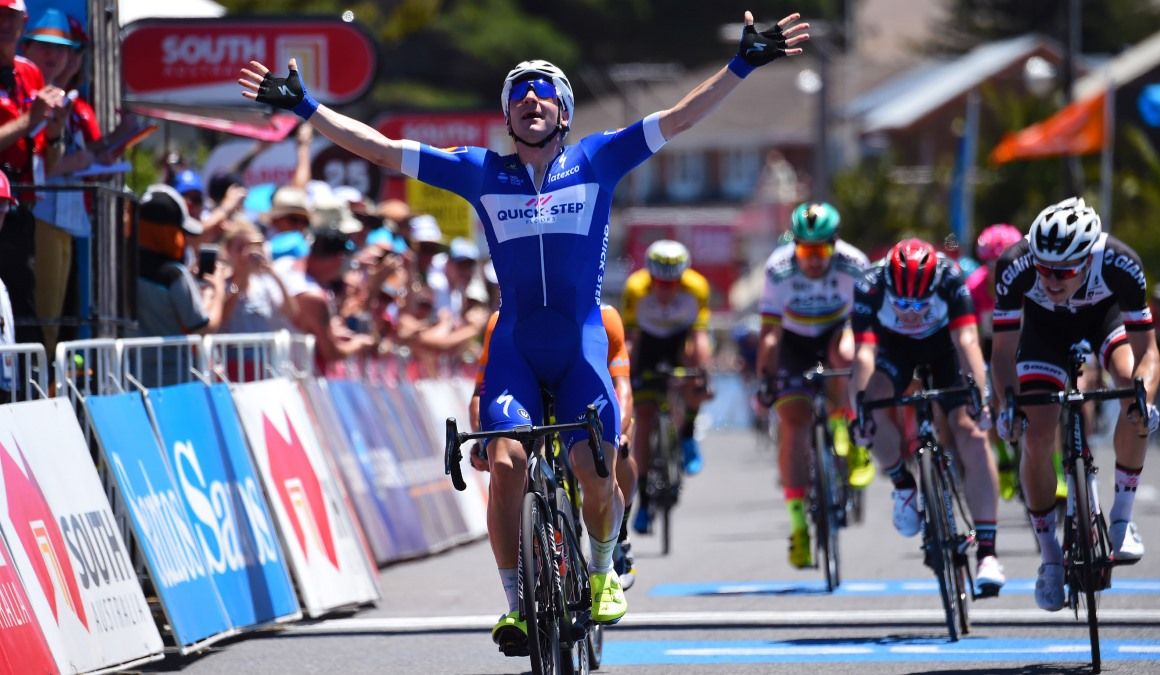 Elia Viviani se estrena con Quick-Step en el Tour Down Under