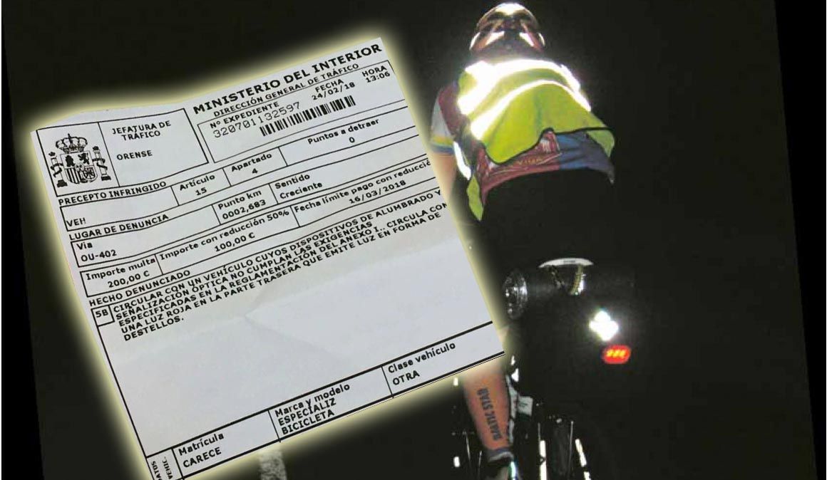A vueltas con la luz trasera intermitente