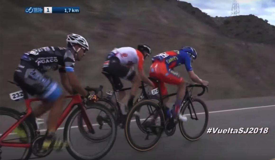 En directo la "etapa reina" de la Vuelta a San Juan
