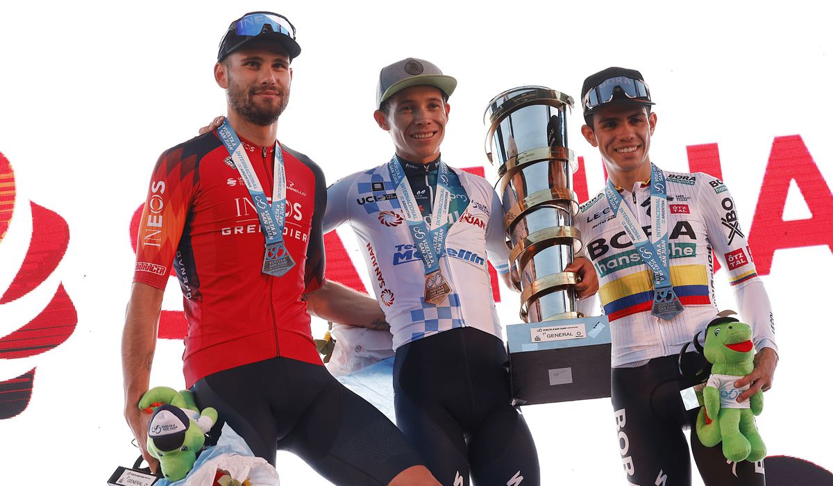 Podio final de la Vuelta a San Juan 2023
