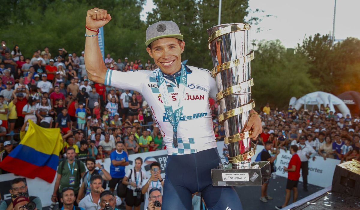Miguel Ángel López, ganador de la Vuelta a San Juan 2023