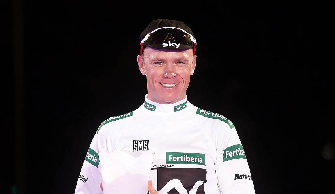 Chris Froome empieza a pedalear en la Ruta del Sol