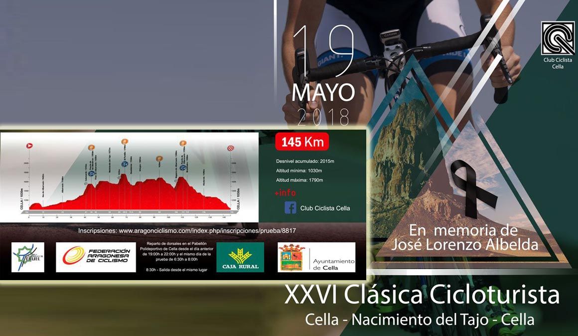 XXVI Marcha Cicloturista Cella-Nacimiento del Tajo XXVI Marcha Cicloturista Cella-Nacimiento del Tajo