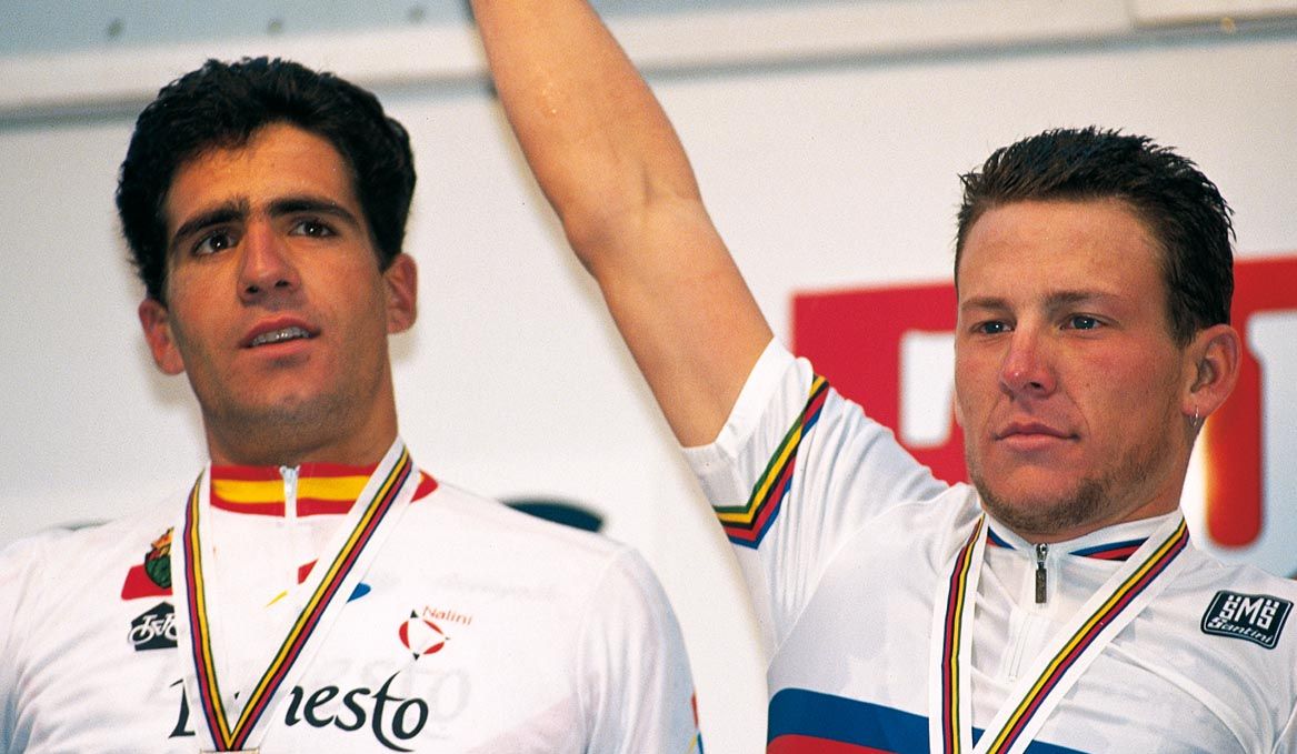 Mundial 1993, Indurain y Armstrong