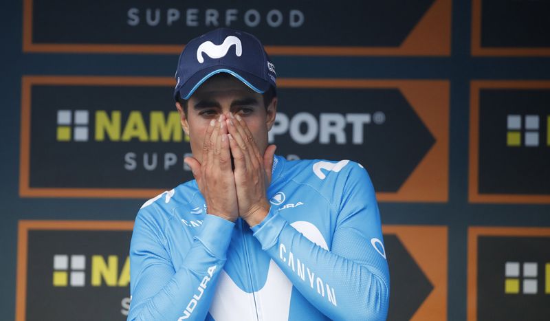 “El gesto al cielo era para Scarponi, siempre está con nosotros y siempre le recordaremos”