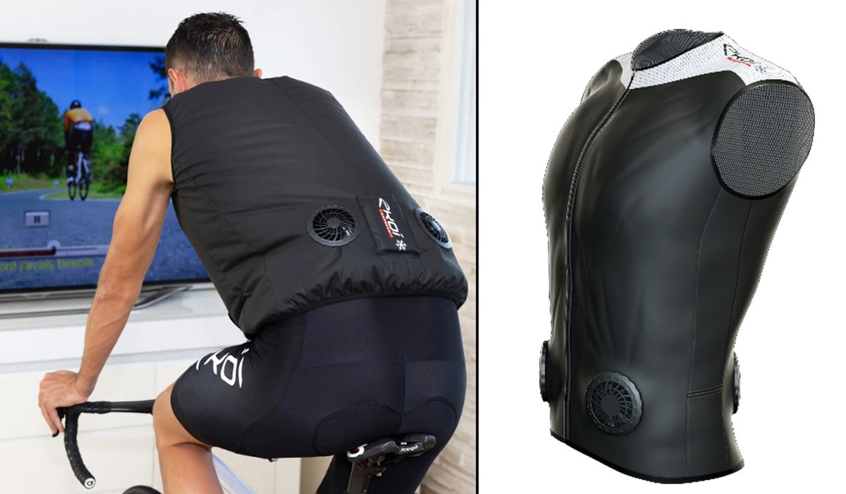 EKOÏ presenta su innovador chaleco Refresh para ciclismo indoor