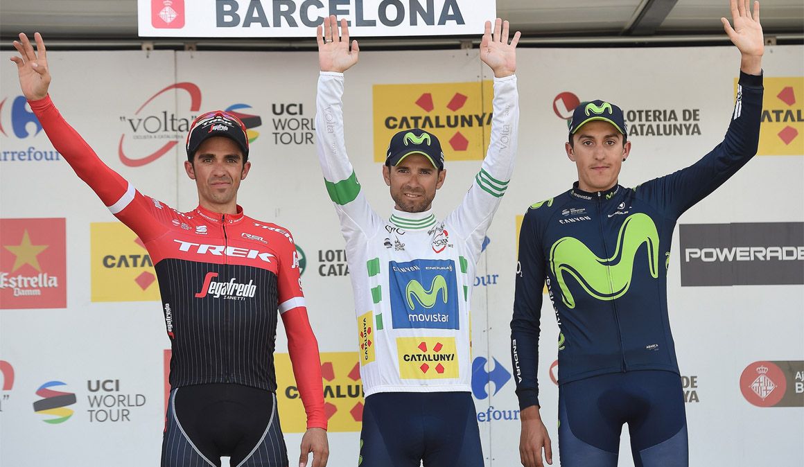 Valverde, Quintana y Marc Soler, líderes de Movistar en la Volta