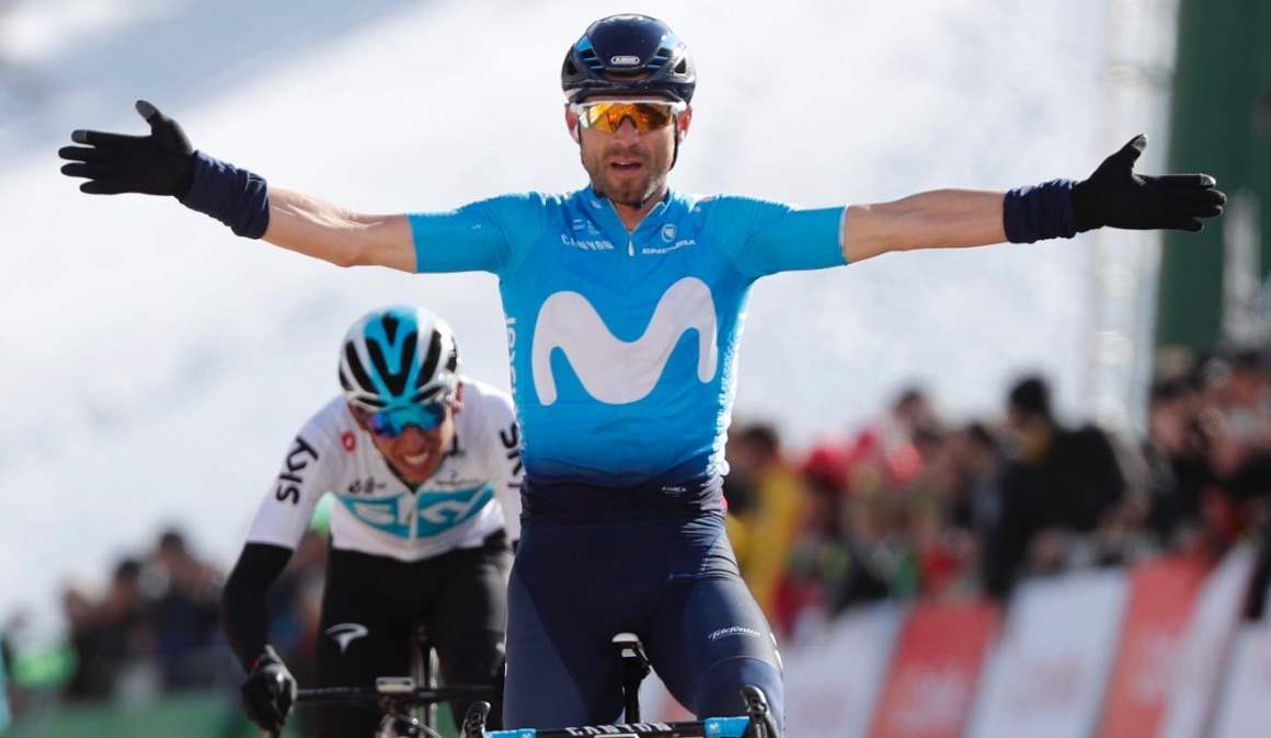 La Volta, 4ª etapa: Movistar controla, Valverde domina