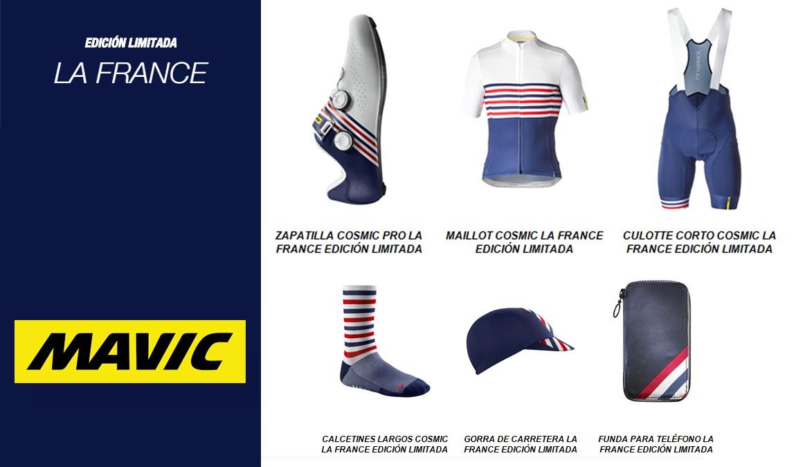 Edición limitada equipamiento Mavic La France