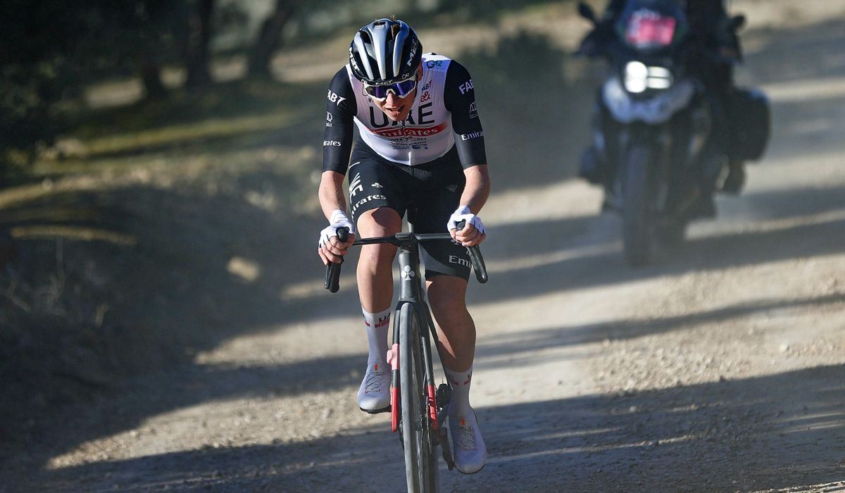 Pogacar en una imagen de la Clásica Jaén Paraíso Interior, que conquistó con autoridad