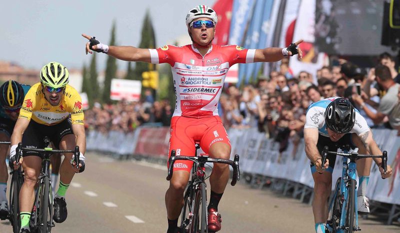 El italiano Malucelli se impone en Zaragoza y Aberasturi sigue líder de la Vuelta a Aragón