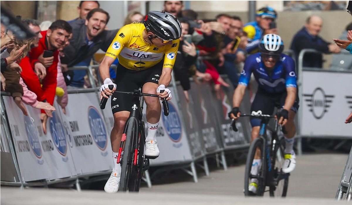 Tadej Pogacar pudo de nuevo con Enric Mas en el final de la cuarta etapa de la Vuelta a Andalucía