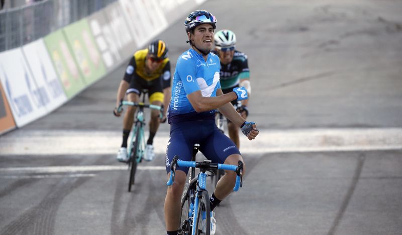Mikel Landa se estrena con el Movistar Team en la cima del Sassotetto