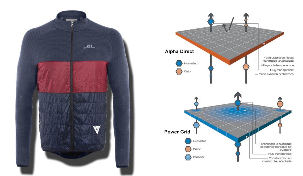 Maillot Dainese Awa  Hybrid  Jacket