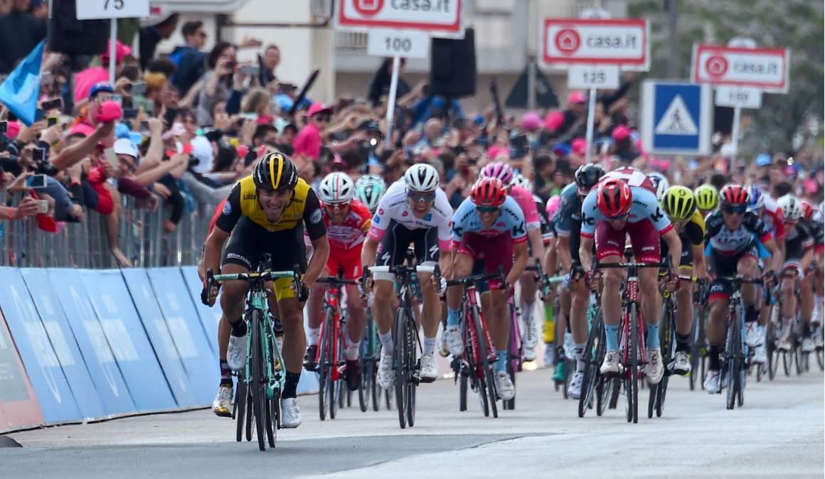 Giro de Italia, 5ª etapa: Battaglin mantiene el dominio italiano al sprint
