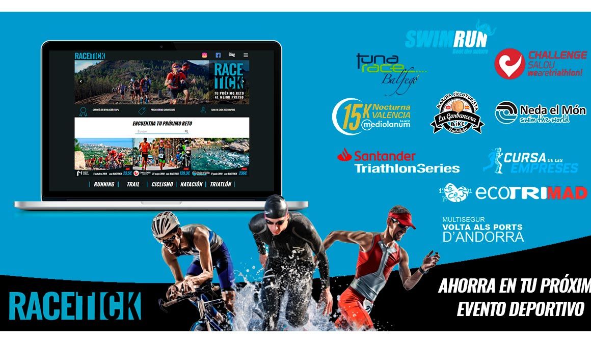 LLega Racetick, el Atrápalo de los eventos deportivos