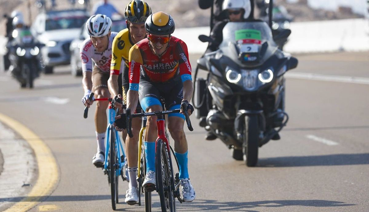 Por 3 segundos se quedó sin podio un buen Pello Bilbao (Bahrain Victorious) Por 3 segundos se quedó sin podio un buen Pello Bilbao (Bahrain Victorious)